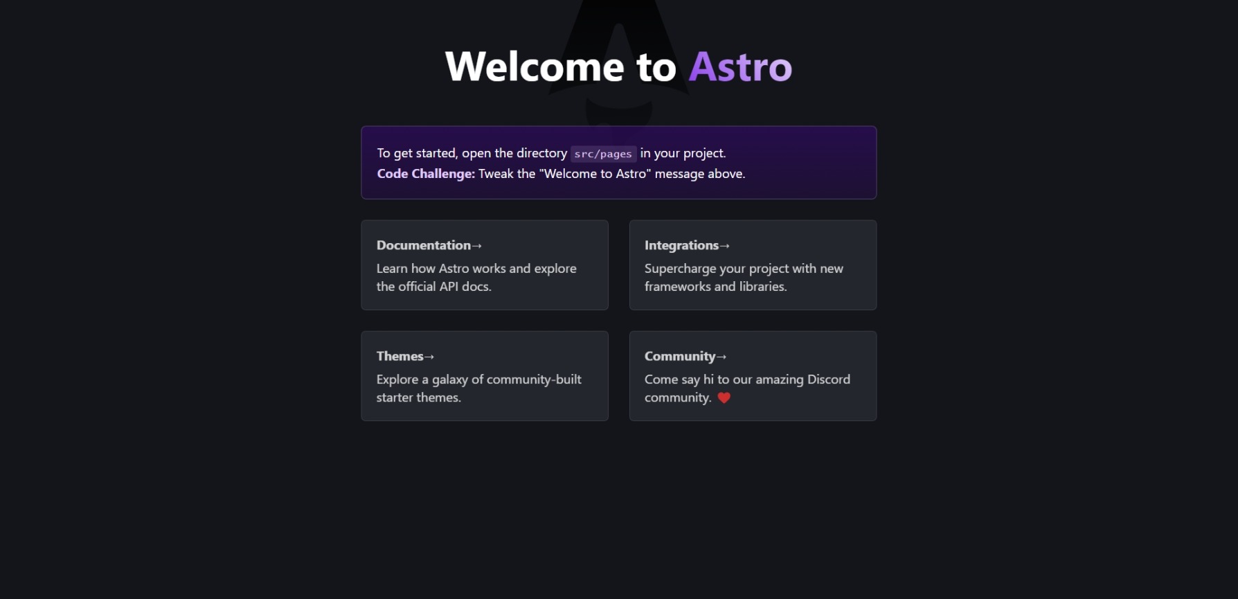 örnek bir astrojs görnümü